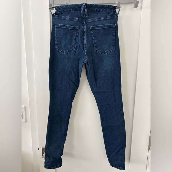 Good American Dark Blue Good Legs Jeans - Picture 2 of 3